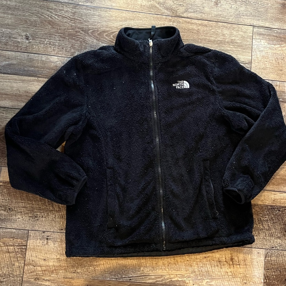 The North Face fuzzy jacket size XL